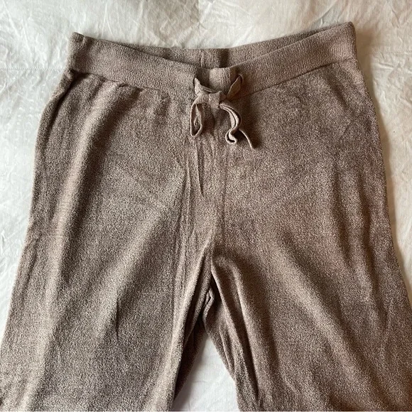 Barefoot Dreams CozyChic Ultra Lite Everyday Pants Size Small Champagne Tan - Picture 2 of 7